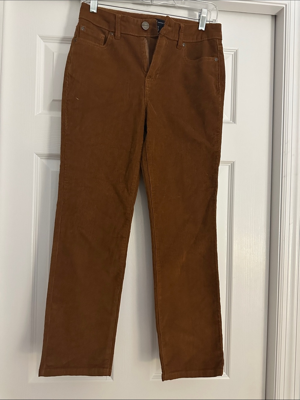 Jones New York Women's Straight-Leg Corduroy Pants in Brown
